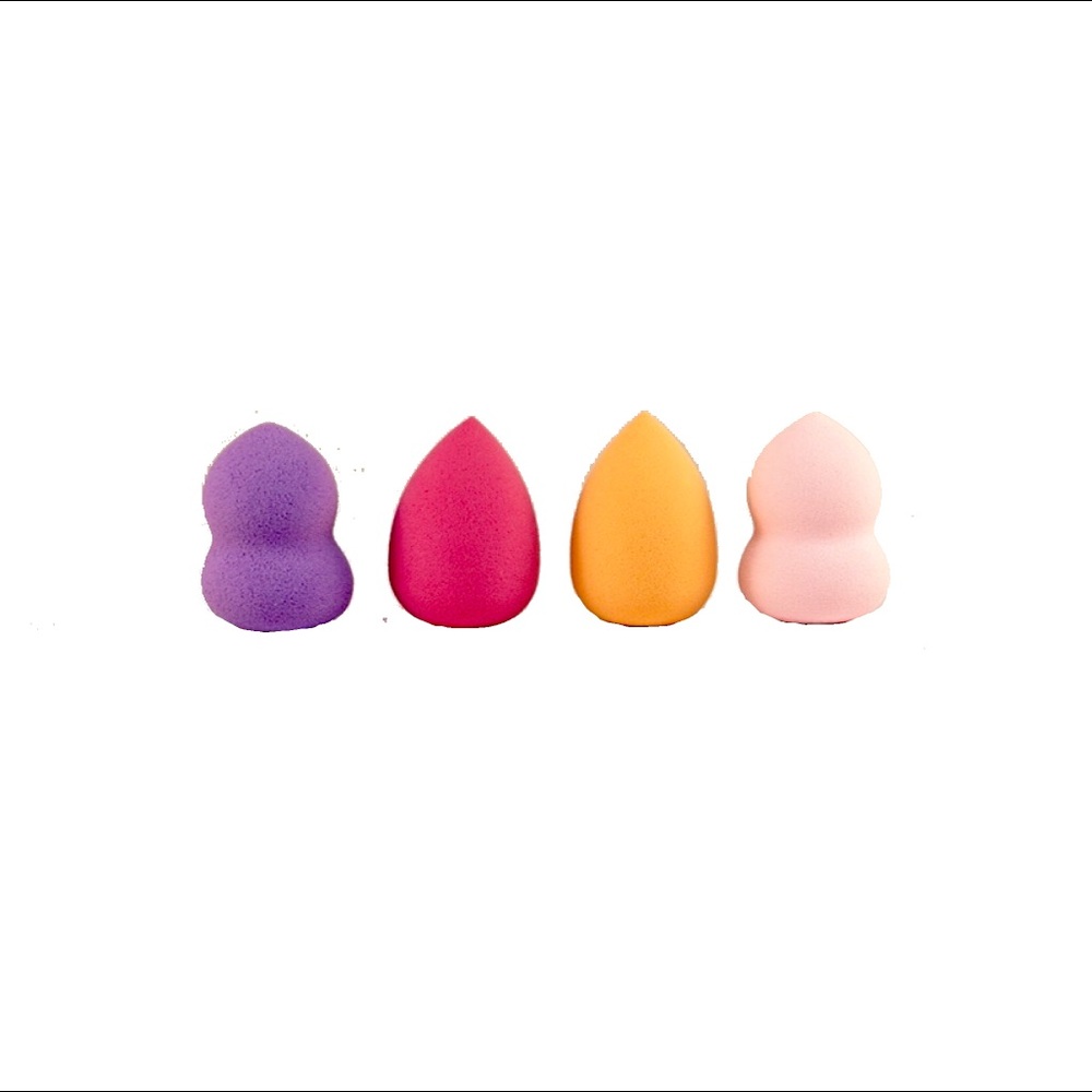NEW 4 mini beauty makeup sponges, liquid or cream